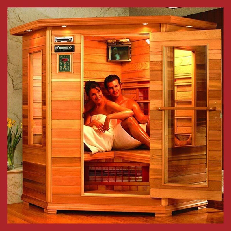 Healthy Together in a 2 Person Sauna