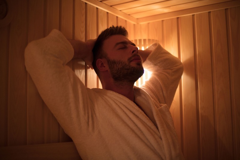 Alone Time in a One-Person Sauna
