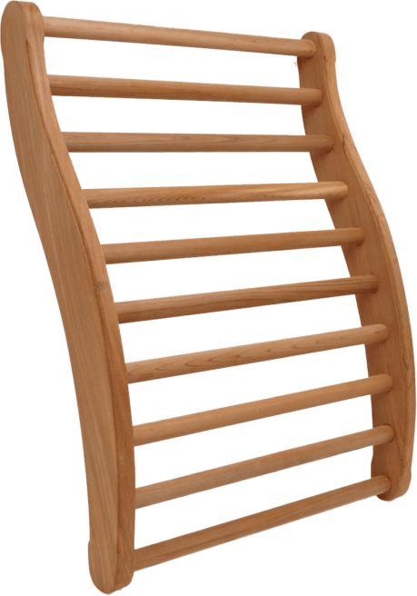 Ergonomic backrest matches the curve of your back for more enjoyment