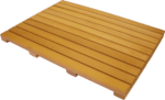 Floor mat for infrared sauna entrance and exit