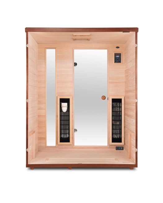 Health Mate Renew 3 Infrared sauna front facing interior