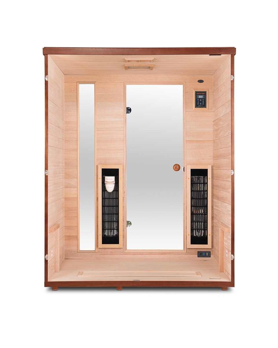 Health Mate Feb 20221323 e Health Mate Renew 3 Infrared sauna front facing interior
