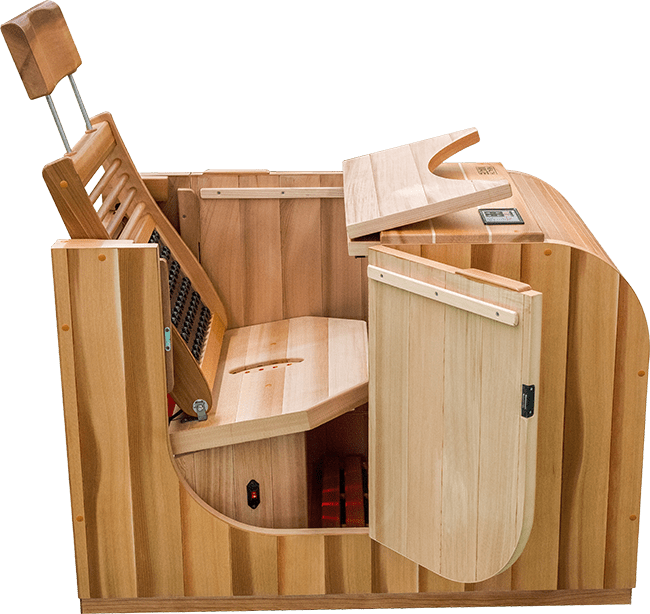 Essential lounge half sauna