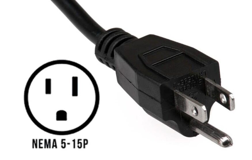 NEMA 5 15P plug