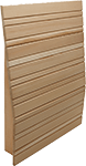 Curved Backrest Helps With Sauna Relaxation