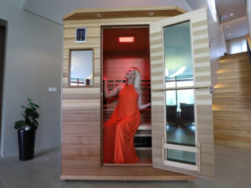 The enrich 3 infrared sauna from health mate