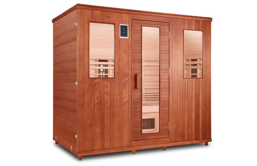 For Added Comfort the extended Therapy Lounge Sauna