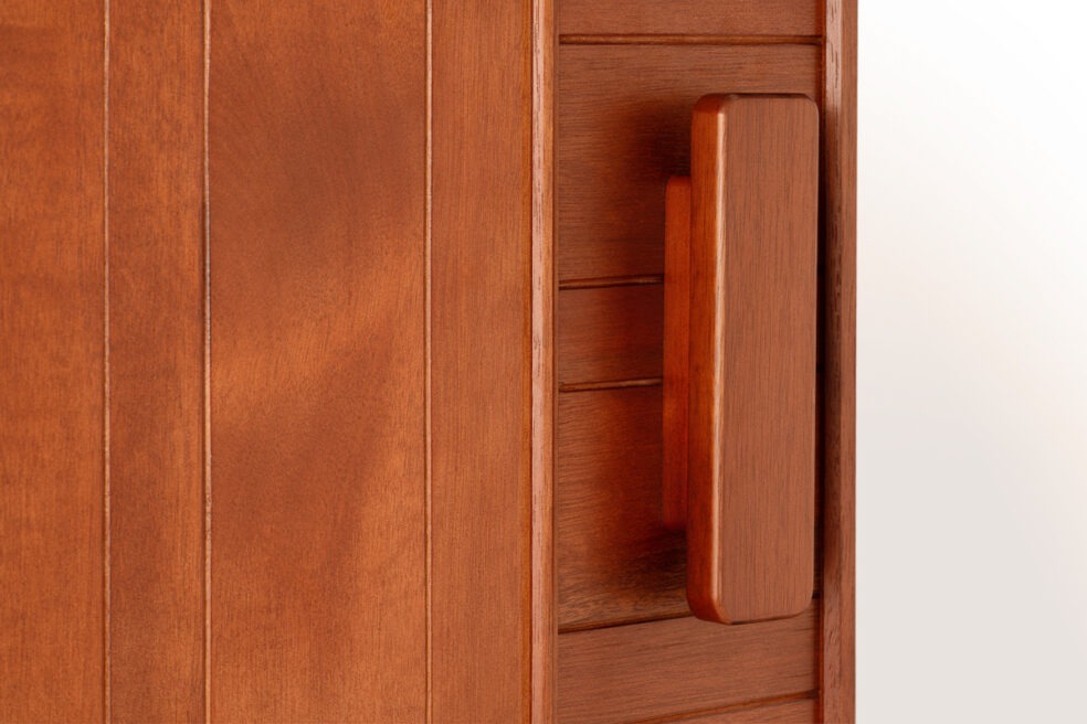 Sauna Matching Wood Door Handles