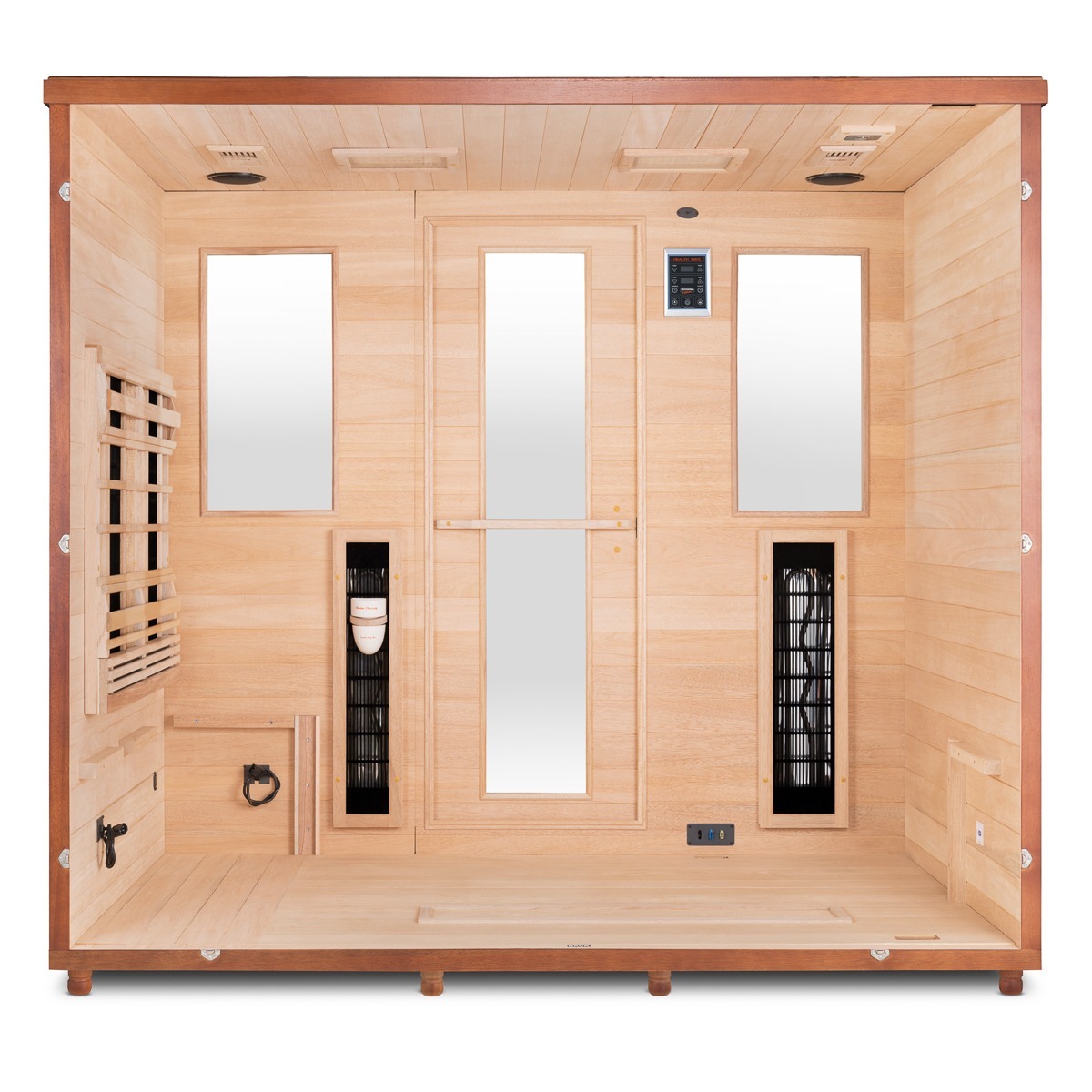 Health Mate Feb 20221336 e Solid Wood Construction Therapy Lounge Sauna