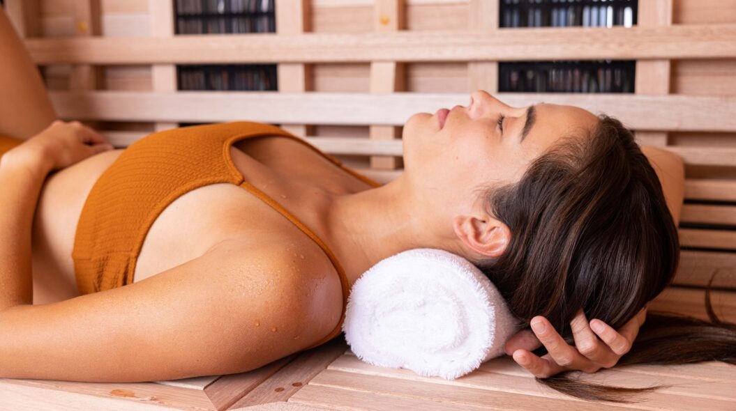 Is it safe to use an infrared sauna after you've had plastic surgery, like breast implants or filler?